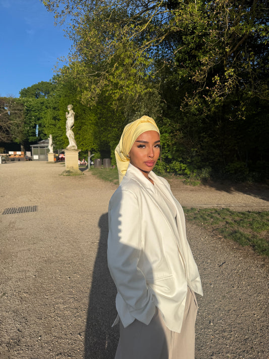 CARRÉ SOIE - JAUNE